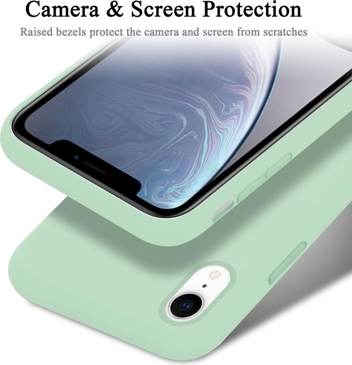 Actual product image Cadorabo TPU Liquid Silicone Case Cover (Apple iPhone XR)