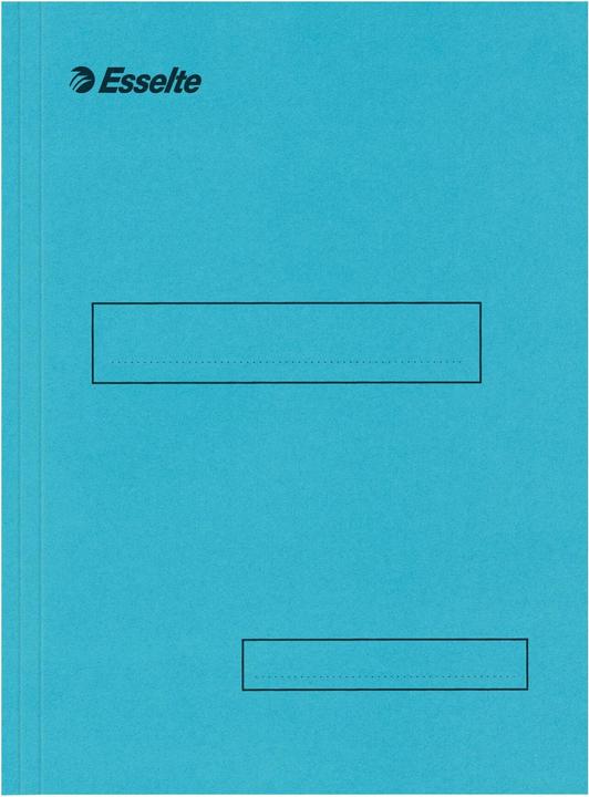 Dymo Aktenmappe, DIN A4, aus Karton, 160 g-qm, blau mit 2 Einschlagklappen, 100% recycelbar (A4, 1 x)