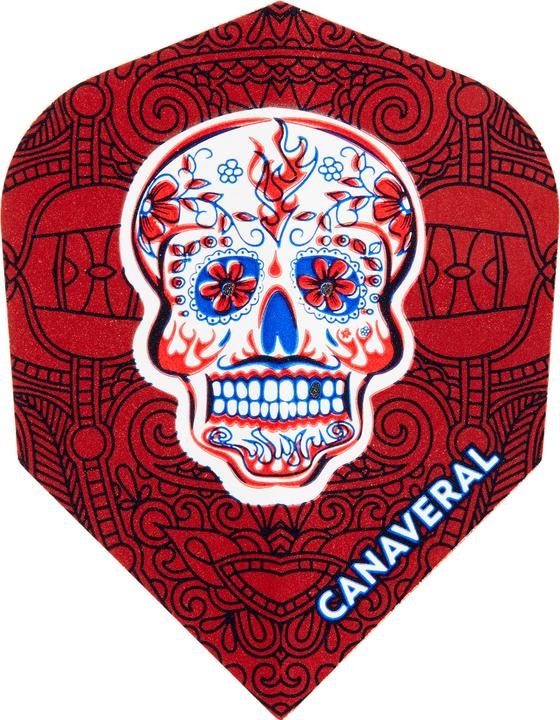 Produktbild Canaveral Dart Flights Standard Totenkopf 3er Set