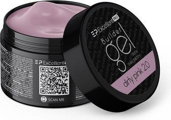 Excellent PRO Builder Gel With Thixotropy Building Gel Dirty Pink 20 50g