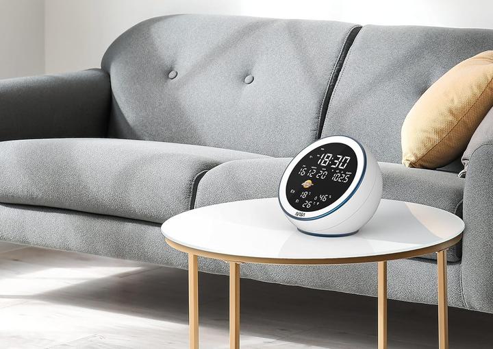 Actual product image Nasa WSP1500 white Weather Station/Speaker BT Moon