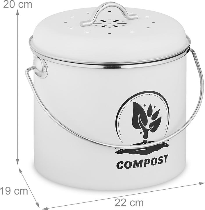 Produktbild Relaxdays Küchen-Komposteimer (3.50 l)