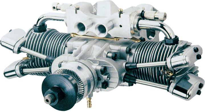 Saito fa-182td moteur boxer 2 cylindres 4t