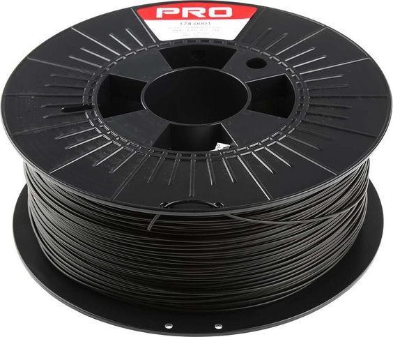 Produktbild RS PRO + 1,75mm black - ca. RAL 9017 - 1 kg (Tough PLA, 1.75 mm, 1000 g)