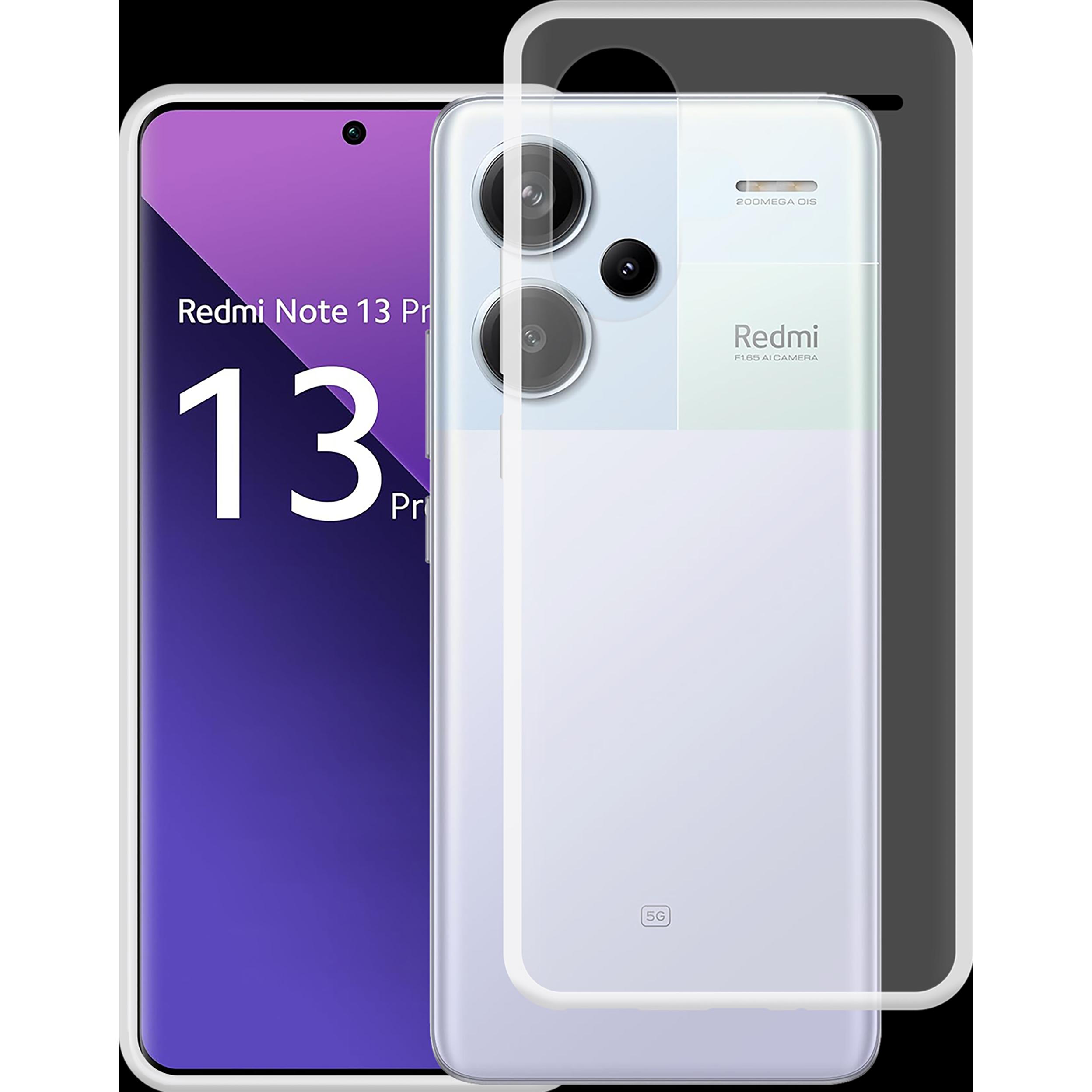 Cazy Silikon Hülle Kompatibel mit Xiaomi Redmi Note 13 Pro+ 5G - Soft TPU Schutz - Transparant (Xiaomi Redmi Note 13 Pro...