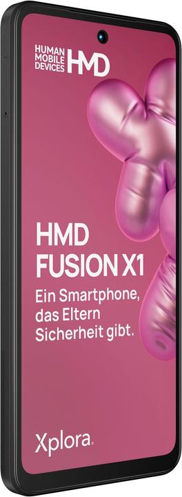 Actual product image HMD Fusion X1 (128 GB, Black, 6.56", eSIM, 5G)