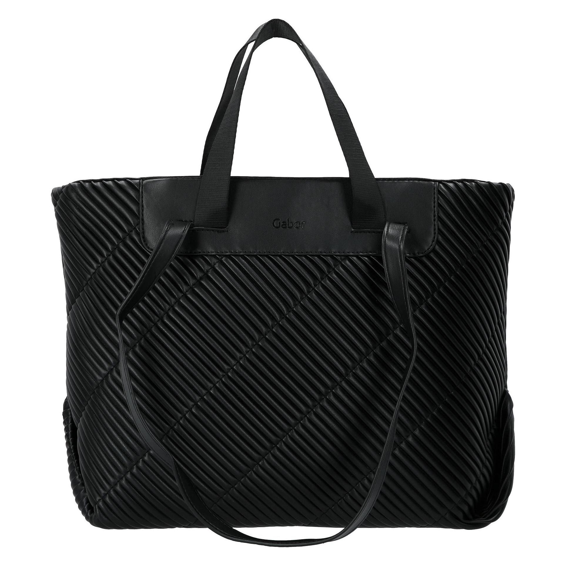 Gabor, Damen, Tasche, Finley Shopper Tasche M 36 Cm, Schwarz, (12 l)