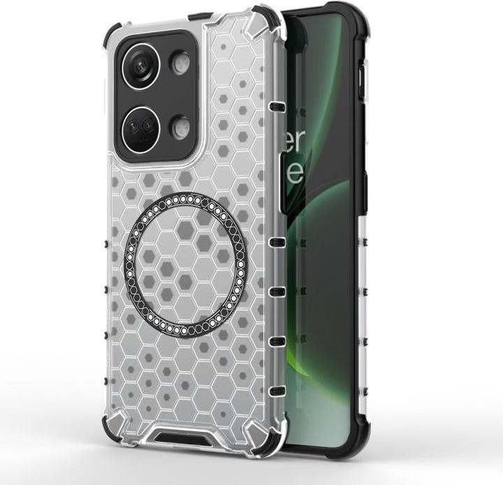Actual product image Techsuit - HoneyComb Shield MagSafe - OnePlus Nord 3 - White (OnePlus North 3)