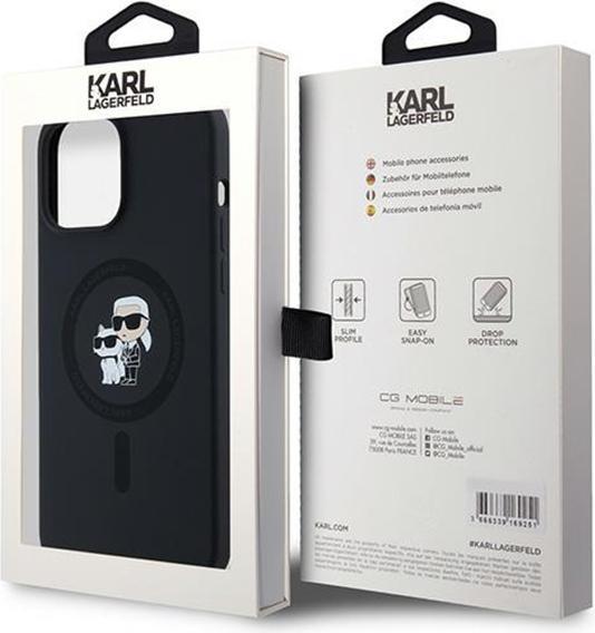 Immagine prodotto Karl Lagerfeld KLHMP13XSCMKCRHK Custodia rigida iPhone 13 Pro Max 6.7" in silicone Karl & Choupet (Apple iPhone 13 Pro Max)