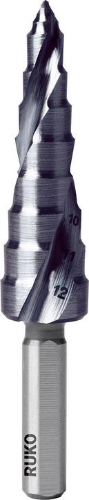 Actual product image Ruko Step drill UltimateCut FlowStep Ø5-12mm (10 mm, 11 mm, 12 mm, 5 mm, 6 mm, 7 mm, 8 mm, 9 mm)