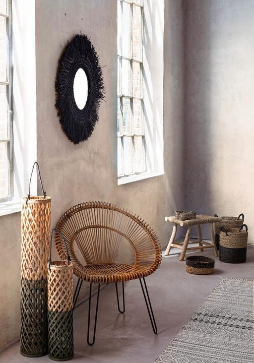Image du produit Bizzotto Jardin Fauteuil en osier Esteban marron