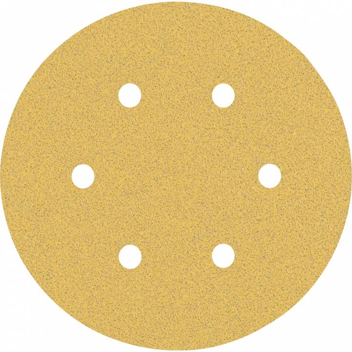 Bosch Professional Zubehör EXPERT C470 Carta abrasiva a 6 fori per levigatrice rotorbitale, 150 mm, G 80, 50 pezzi. (80)