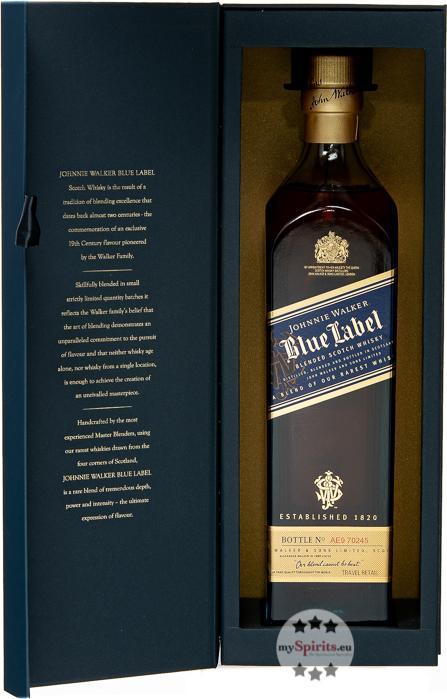 Immagine prodotto Johnnie Walker Etichetta blu (Whisky scozzese, Miscelato Whisky, 1 x 70 cl)