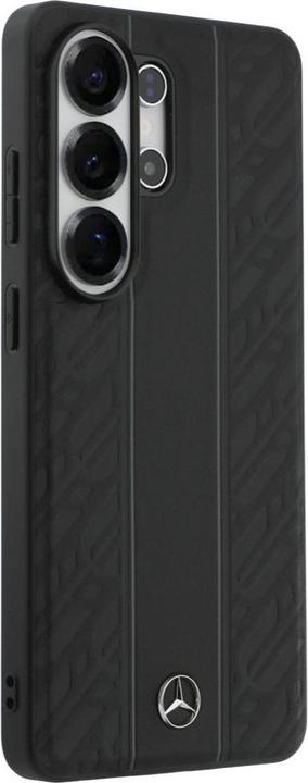 Produktbild Mercedes Case Laurel Leaves Vertical Stripes MagSafe for Samsung Galaxy S26 Ultra black (Samsung Galaxy S26 Ultra)