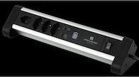 Actual product image Schönenberger Alu Office Line (4 x, Type 13, USB-A, 2 m)