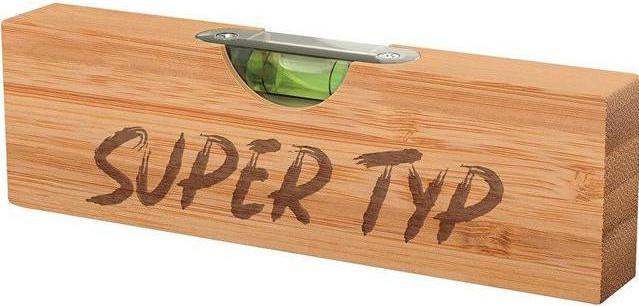 La Vida Wasserwage 15x4,5x2 Supertyp Mann (Kapselheber)