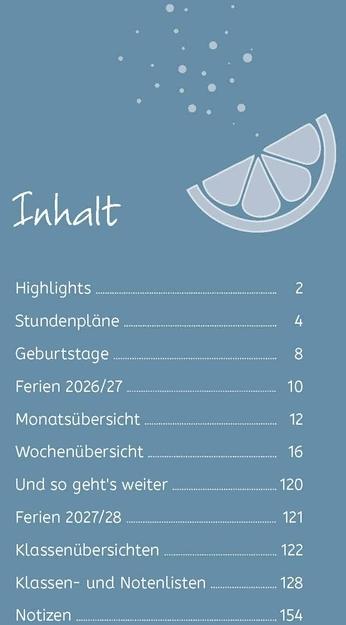 Produktbild Mein Lehrerplaner (A5, 1 Woche / 2 Seiten)