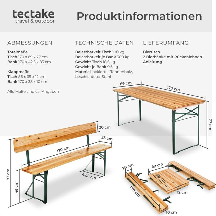 Produktbild tectake Franz II