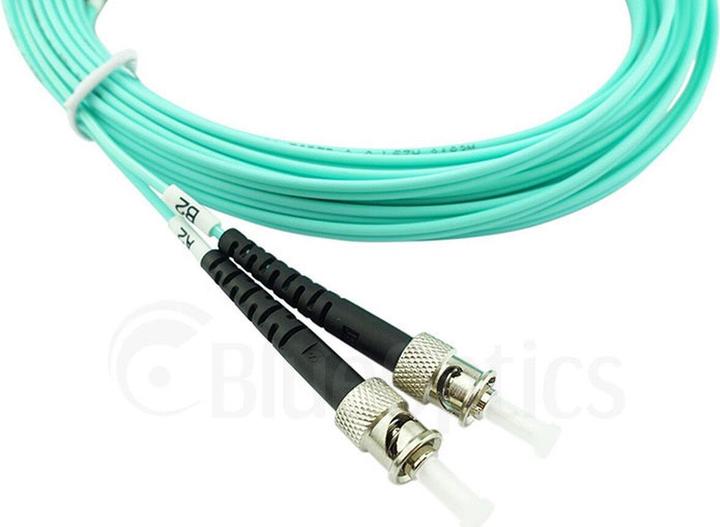 Actual product image BlueOptics Duplex fibre optic patch cable ST-ST multimode OM3 20 metres (20 m)