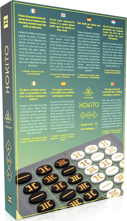 Produktbild Cosmoludo Hokito (mult.) (Deutsch, Englisch, Französisch, Italienisch, Niederländisch, Portugiesisch, Spanisch, 2 Spieler)