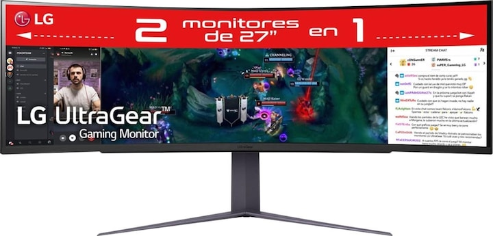 Image du produit LG UltraGear 49GR85DC-B (5120 x 1440 pixels, 49")