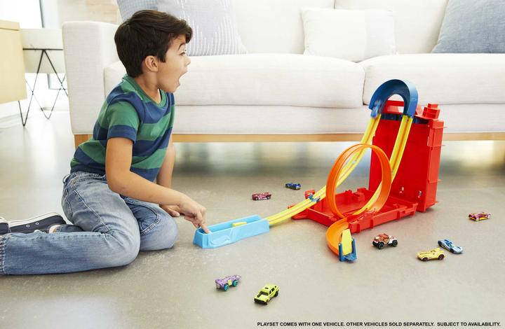 Actual product image Hot Wheels Track Builder Unlimited Canister Stunt Box