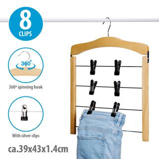 Actual product image alpina Wooden hangers