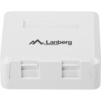Thumbnail - Lanberg OK1-0002-W Surface-mount, Netzwerk Zubehör