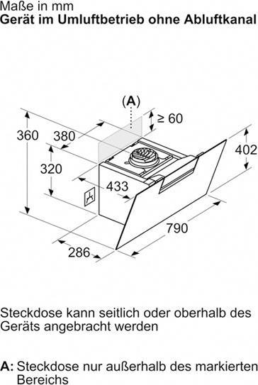 Produktbild Siemens LC87KFN60 Schrägesse 80cm