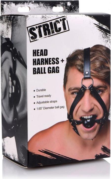 Immagine prodotto XR Brands Head Harness + Ball Gag