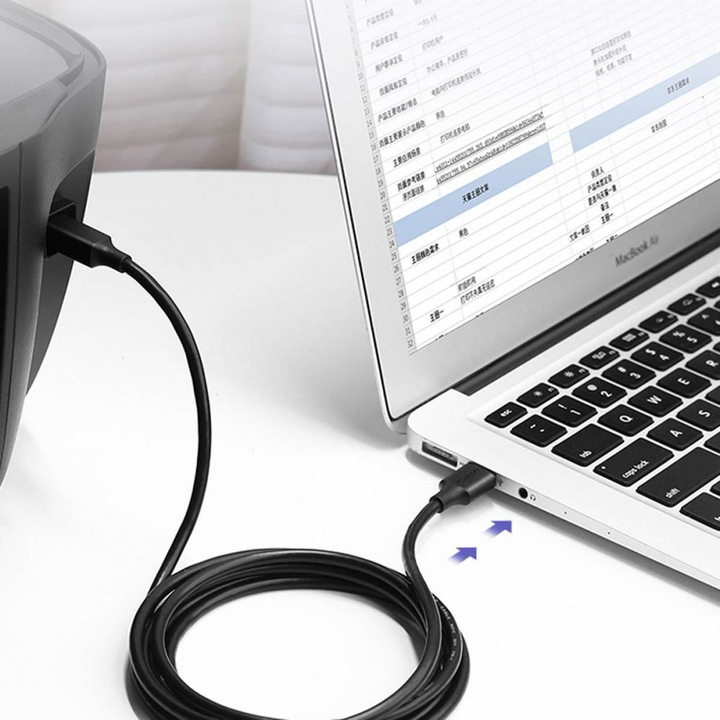 Produktbild Ugreen USB A – USB B (5 m, USB 2.0)
