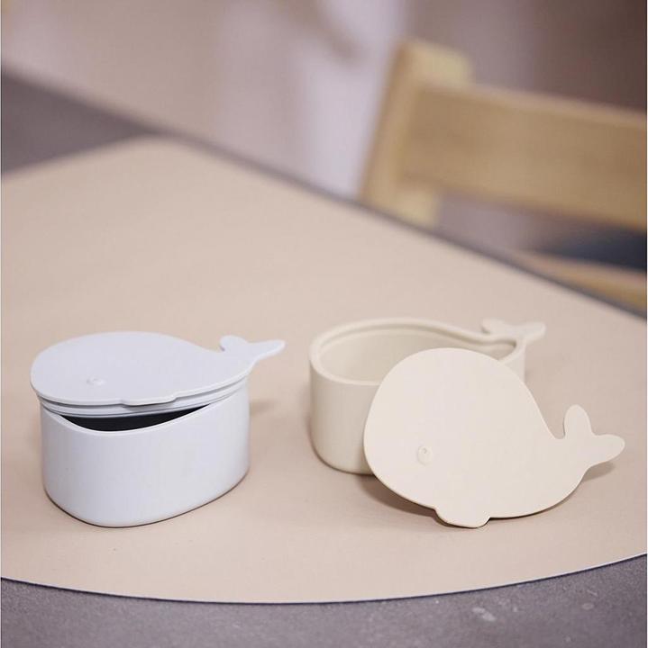 Produktbild Filibabba Set mit 2 kleinen Brotdosen - Christian der Wal - Pearl Blue