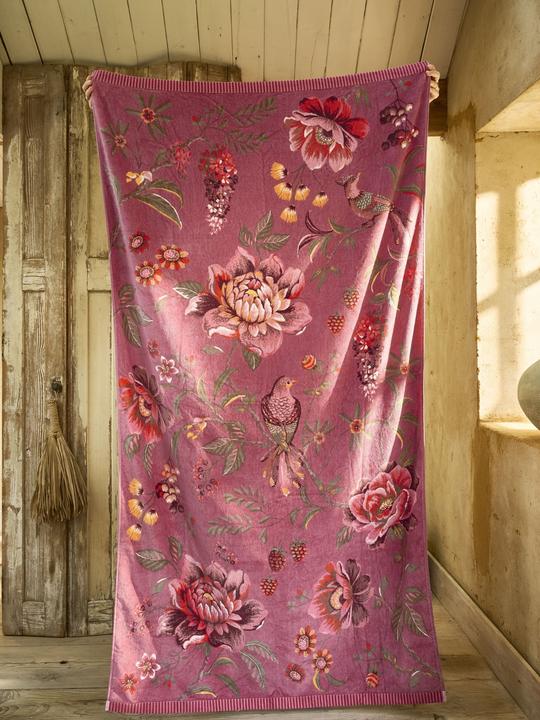 Actual product image PIP Studio Velours SECRET GARDEN Rosa (180 x 100 cm)
