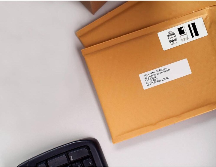Actual product image Dymo LW labels