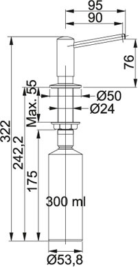 Actual product image Franke Novita