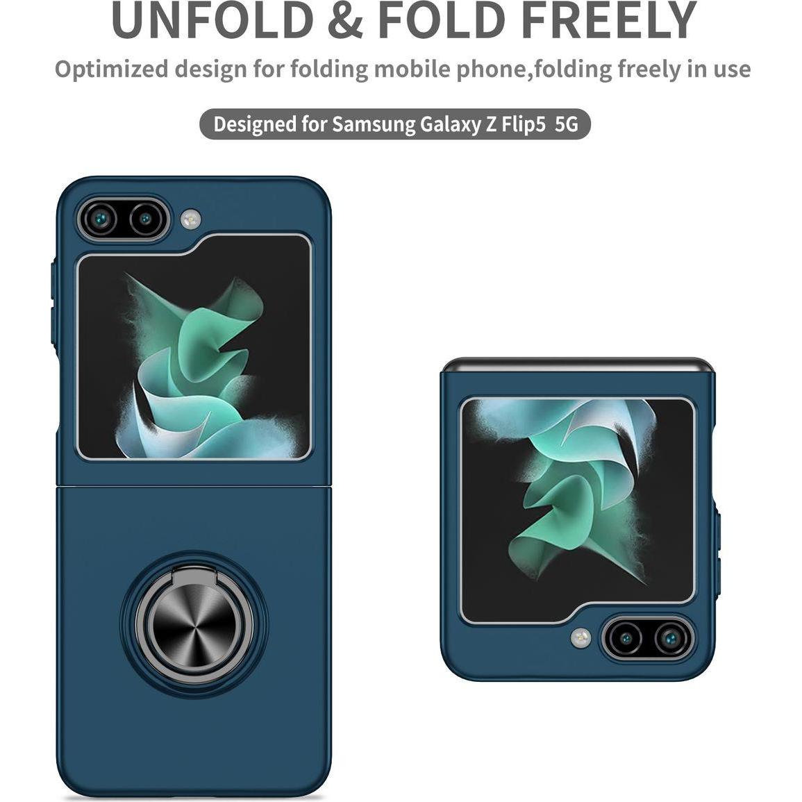 Thumbnail - König Design Hülle Handy Schutz für Samsung Galaxy Z Flip5 5G Case Cover Tasche Halter Etuis (Samsung Galaxy Z Flip5), S...