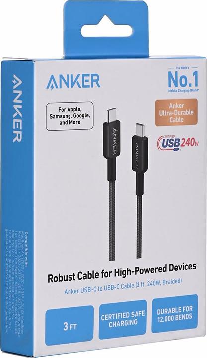 Produktbild Anker USB C – USB C (0.90 m, USB 3.1)