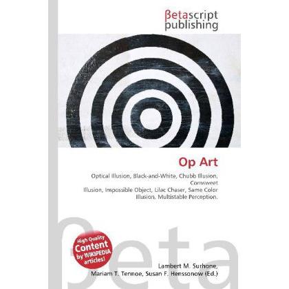 Op Art, Fachbücher von Lambert M. Surhone, Miriam T. Timpledon, Susan F. Marseken