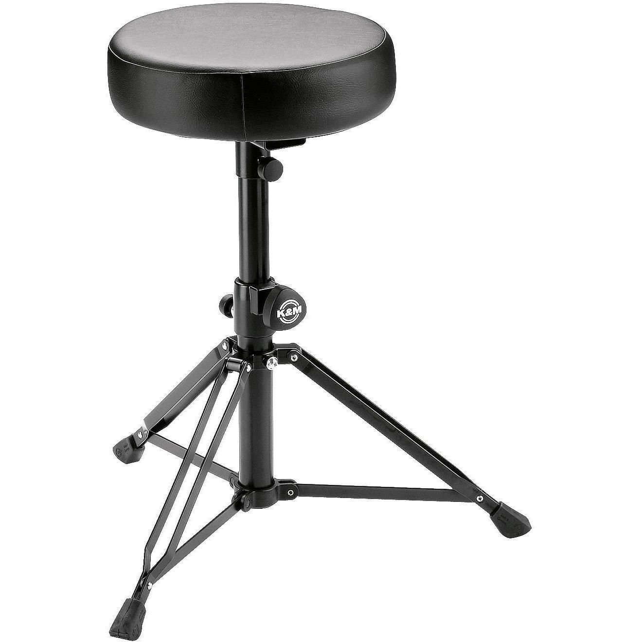 K&M 14015 Drummersitz (Drummersitz), Zubehör Instrumente, Schwarz