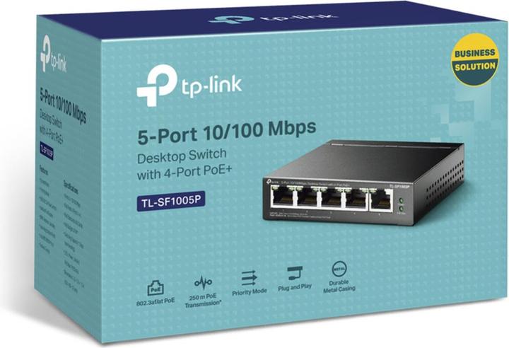 Actual product image TP-Link TL-SF1005P (5 ports)