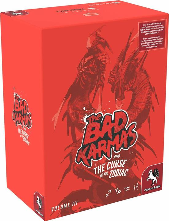 Pegasus Teburu: The Bad Karmas Vol.3 (Zodiac-Erweiterung) (Arbeitstitel) (English, German, 1 - 5 Players)