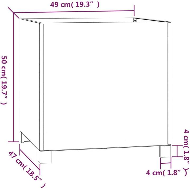 Produktbild vidaXL Pflanzgefäss