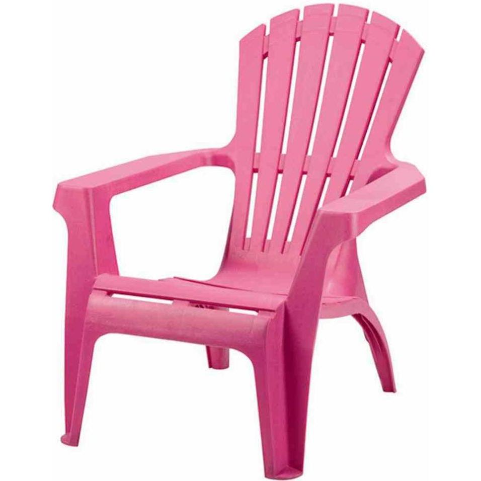 ProGarden, Gartenstühle, Deckchair Dolomiti, 75x86x86 cm, Gestell und Flächen aus Kunststoff in pink, stapelbar