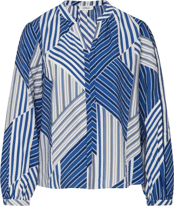 Immagine prodotto s.Oliver Bluse Viskosebluse mit Raffung und All-over-Print (46)