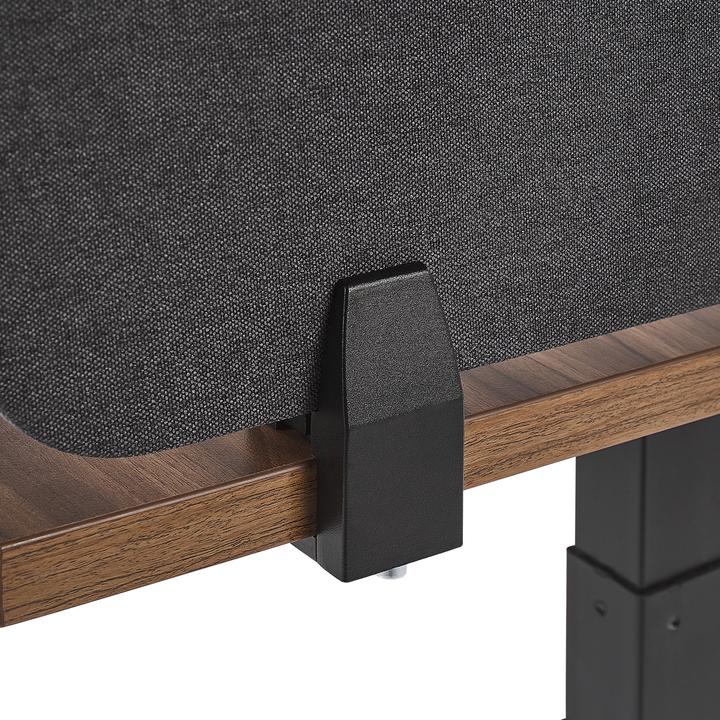 Produktbild Beliani Schreibtischtrennwand dunkelgrau 80 x 40 cm WALLY (80 x 40 cm)