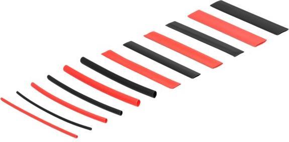 Produktbild Delock Schrumpfschlauch Sortimentsbox, schwarz/rot, 196-teilig (196 x)