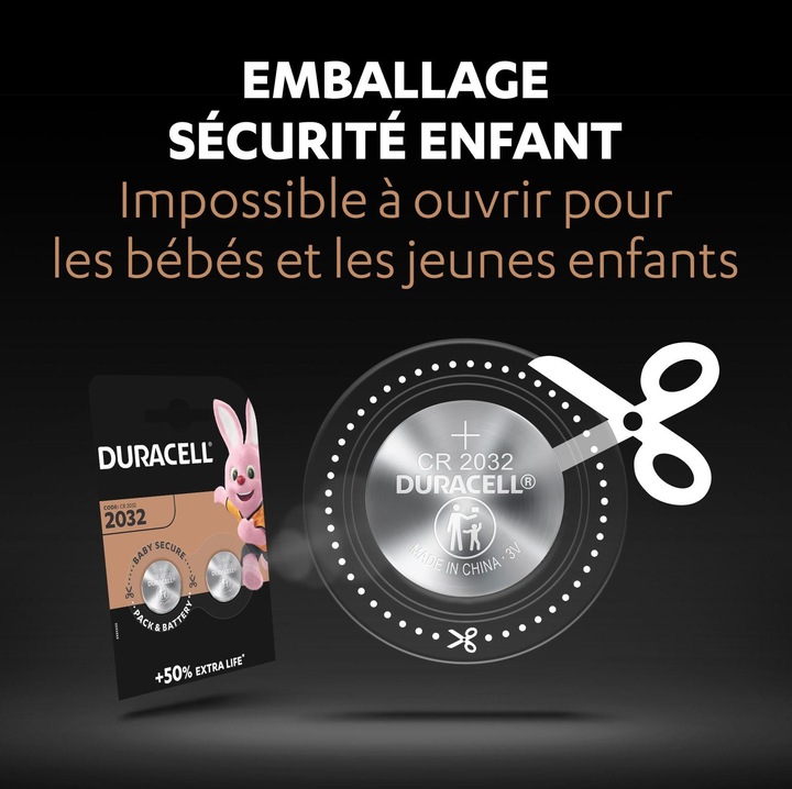 Produktbild Duracell Lithium Knopfzellen (2 Stk., CR2032, 230 mAh)