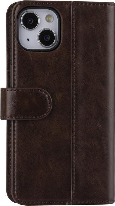 Actual product image UNIQ Accessory Case iPhone 13 - Book Case imitation leather brown with 3 card slots No.178 (Apple iPhone 13)