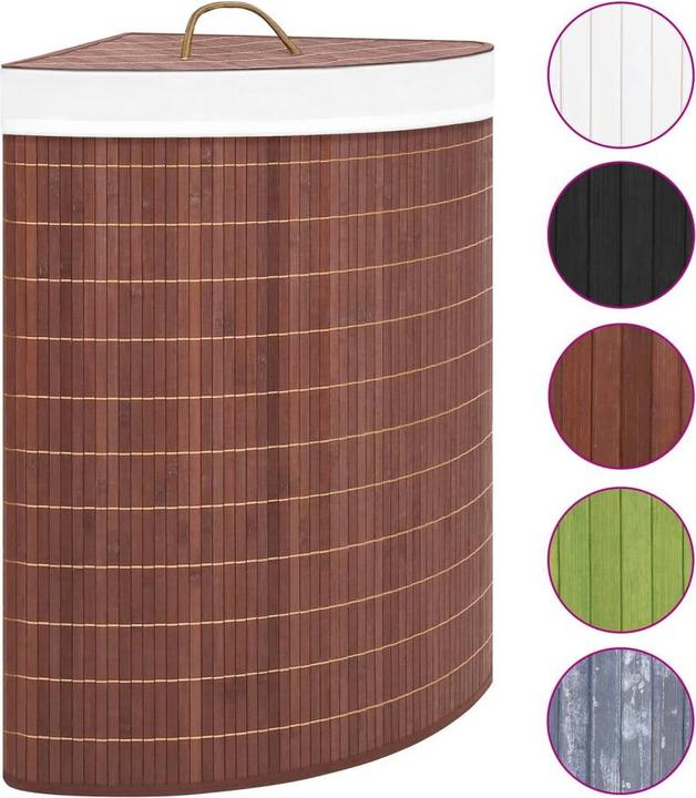 Actual product image vidaXL Eck-Wäschekorb (60 l)