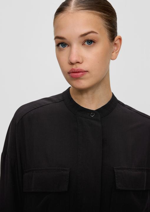Actual product image s.Oliver Bluse Hemdbluse aus Viskose (32)
